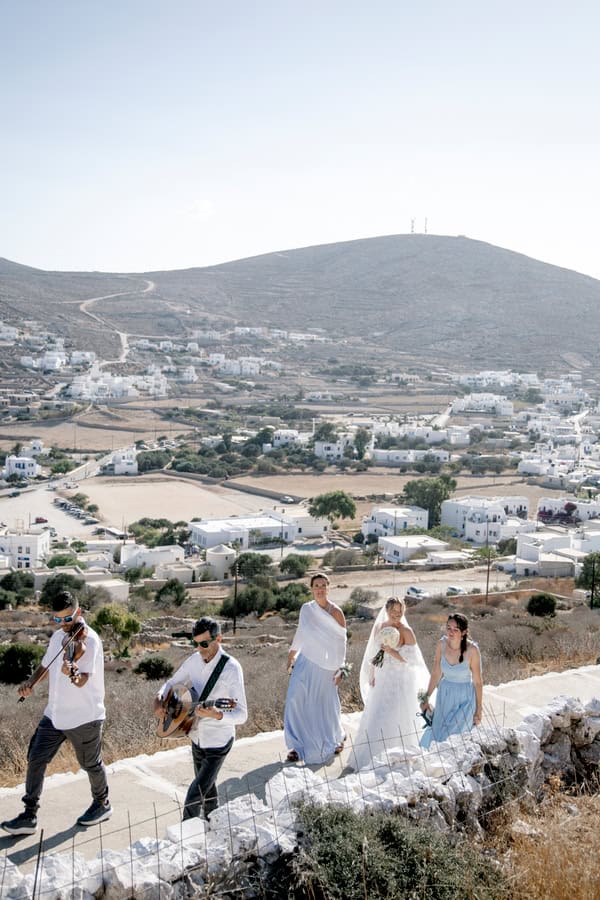 Romantic Summer Wedding Weekend Folegandros