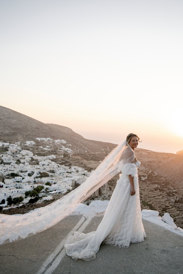 Romantic Summer Wedding Weekend Folegandros