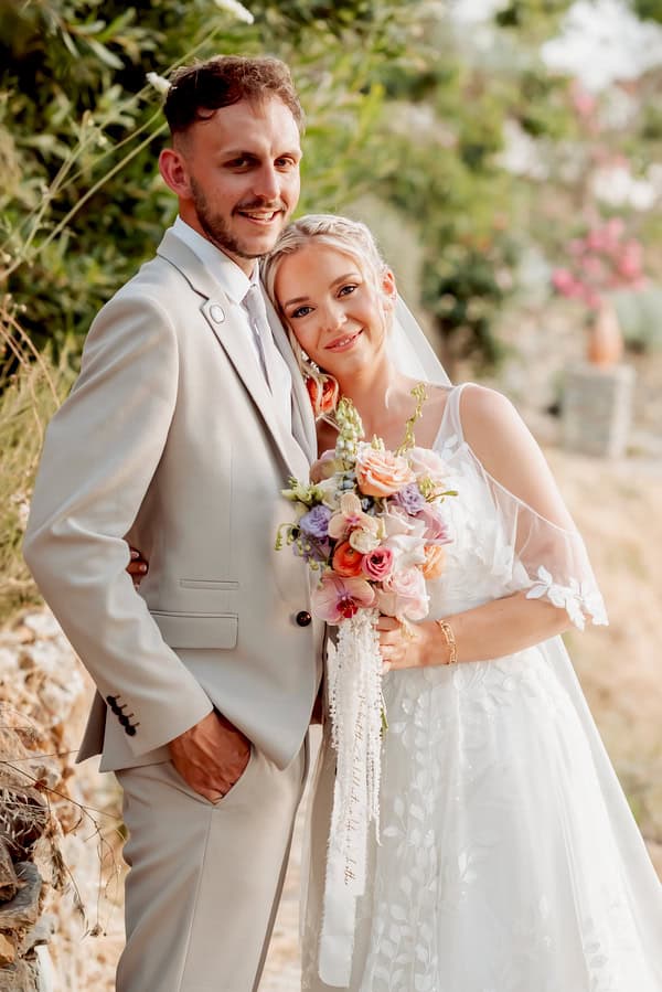 Summer Destination Wedding Chania Romantic Pastel Hues