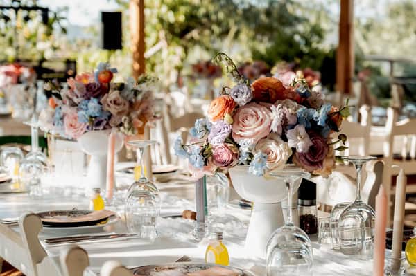 Summer Destination Wedding Chania Romantic Pastel Hues