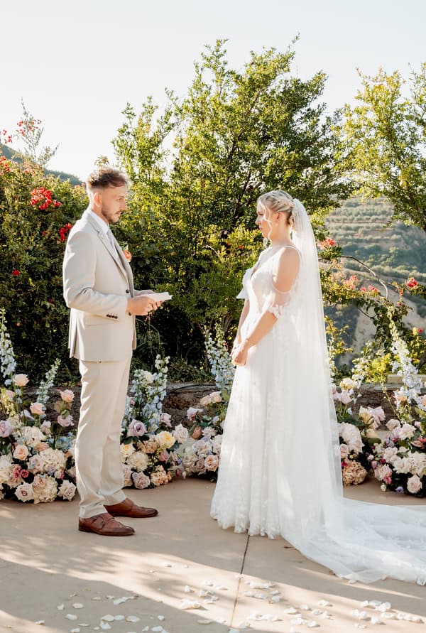 Summer Destination Wedding Chania Romantic Pastel Hues