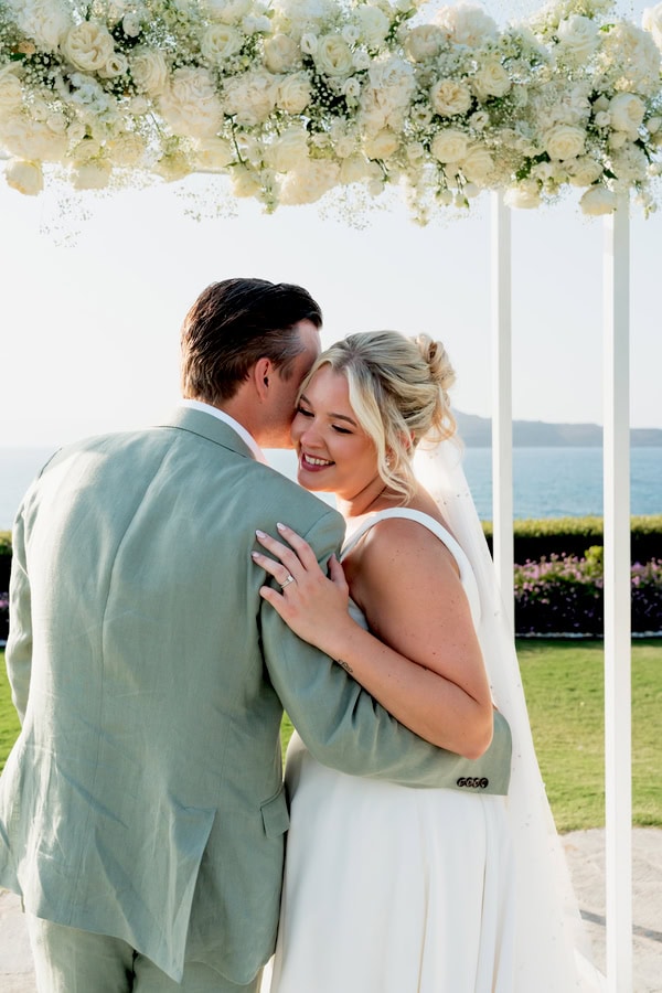 Summer Destination Wedding Sea View Chania Crete