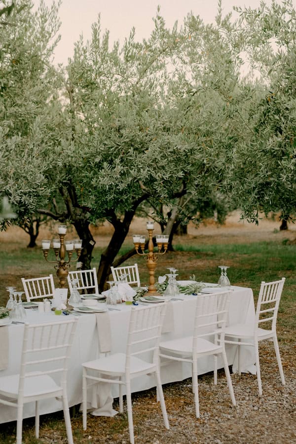 Summer Wedding Greek Italian Touches