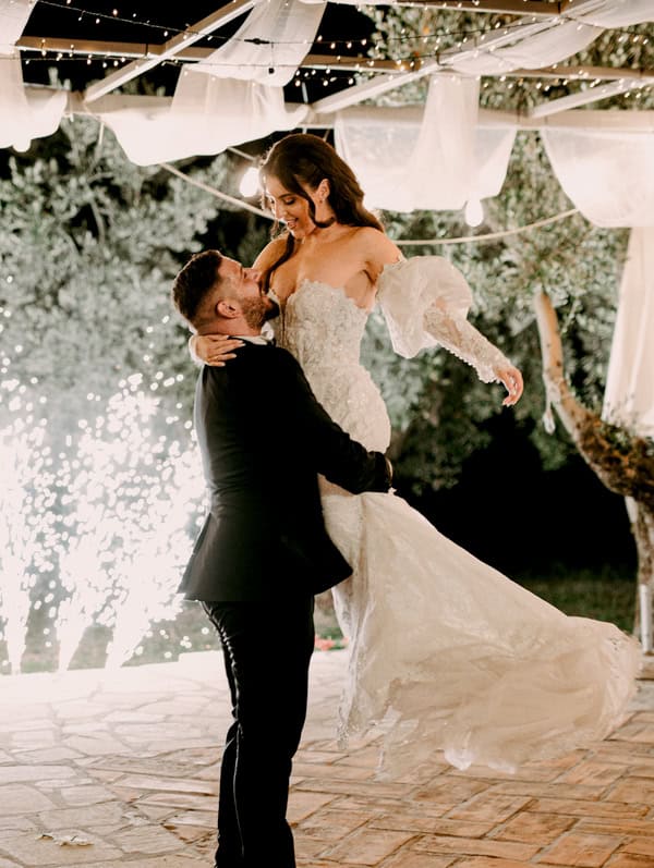 Summer Wedding Greek Italian Touches