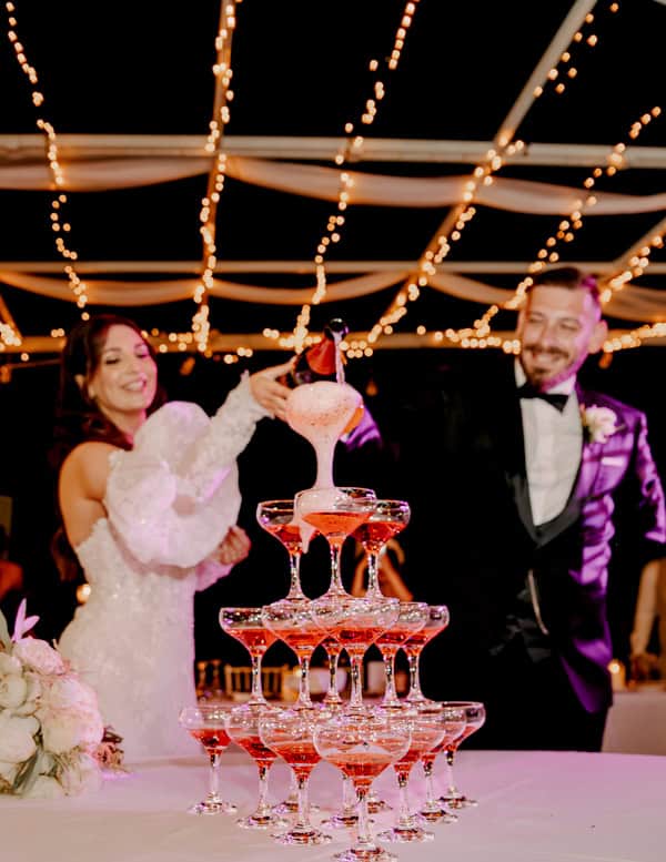 Summer Wedding Greek Italian Touches