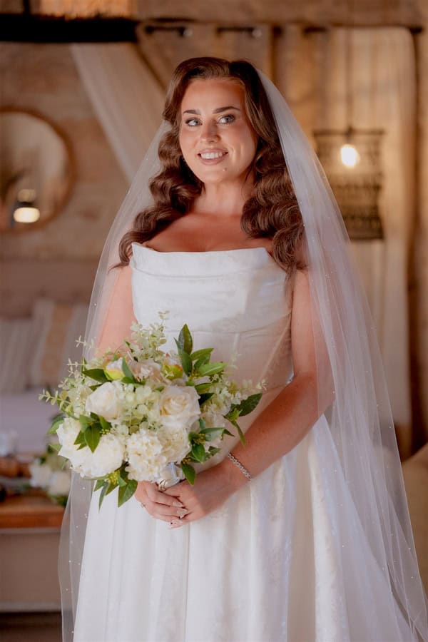 White Floral Summer Wedding Liopetro Wedding Venue Paphos