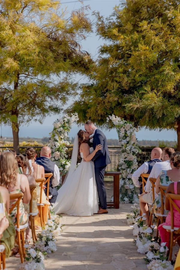 White Floral Summer Wedding Liopetro Wedding Venue Paphos
