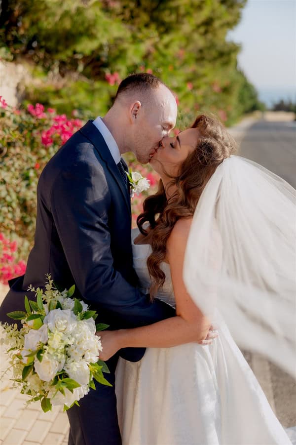 White Floral Summer Wedding Liopetro Wedding Venue Paphos