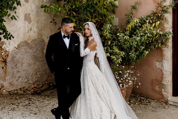 Chic wedding in Chania with white blooms | Katerina & Spyros