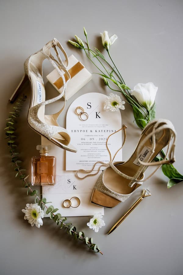 Chic Wedding Chania White Flowers