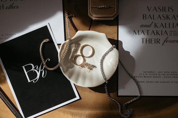 Dreamy White Details Wedding Naxos