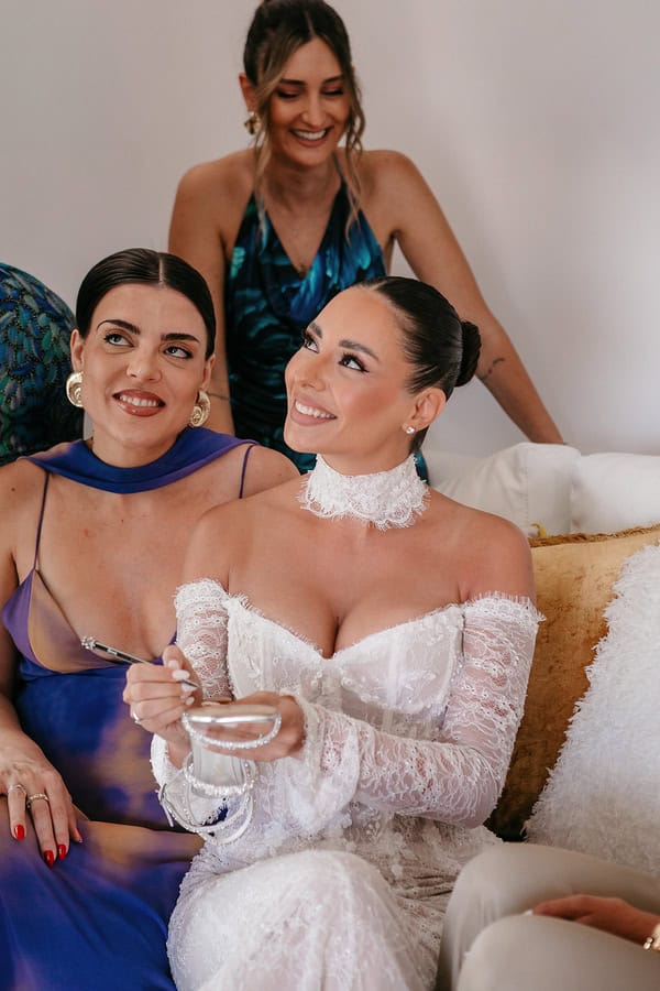 Dreamy White Details Wedding Naxos