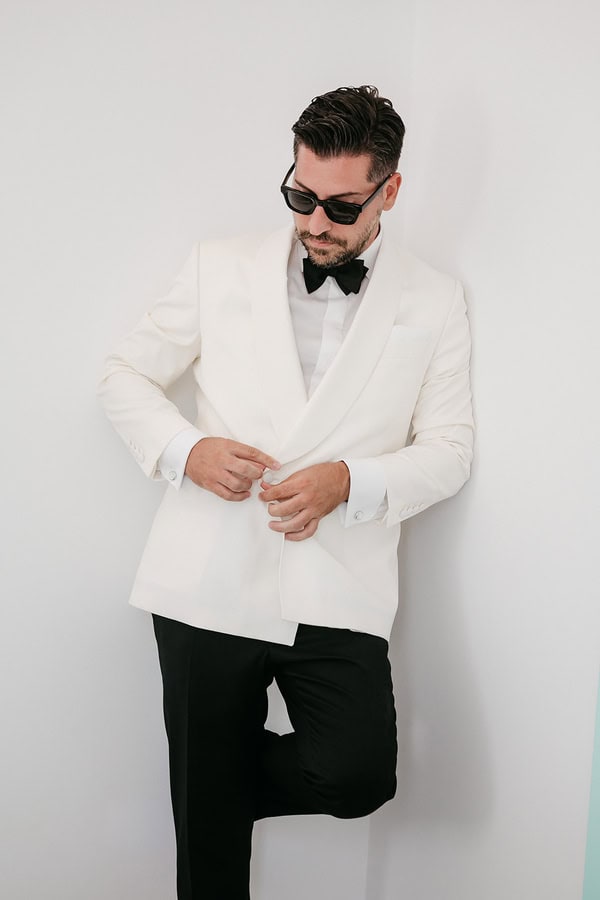 Dreamy White Details Wedding Naxos