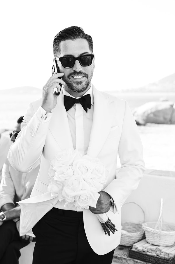 Dreamy White Details Wedding Naxos