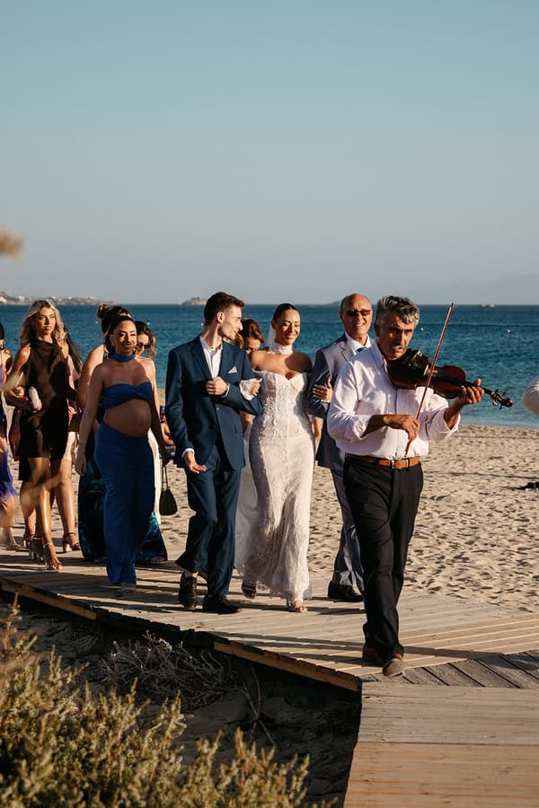 Dreamy White Details Wedding Naxos
