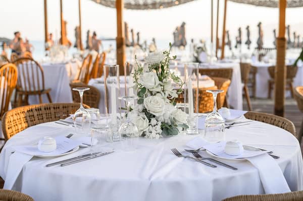 Dreamy White Details Wedding Naxos