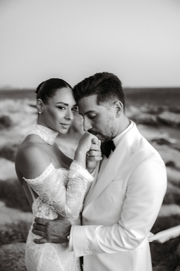 Dreamy White Details Wedding Naxos