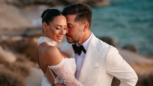 Dreamy White Details Wedding Naxos