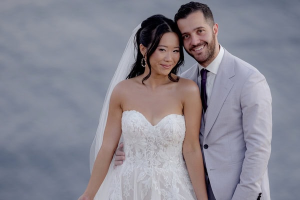 Fairytale destination wedding with white roses and eucalyptus | Shelley & Vassilios