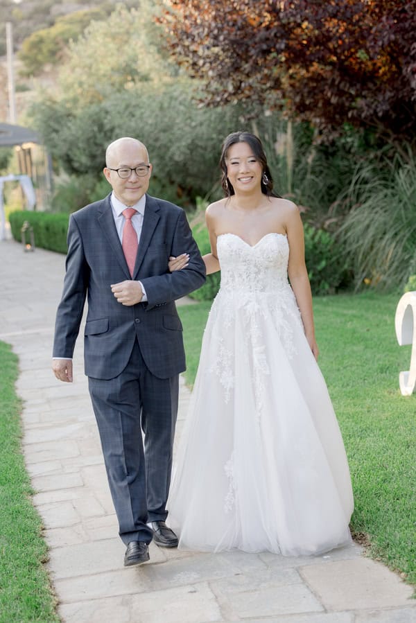 Fairytale Destination Wedding White Roses Eucalyptus