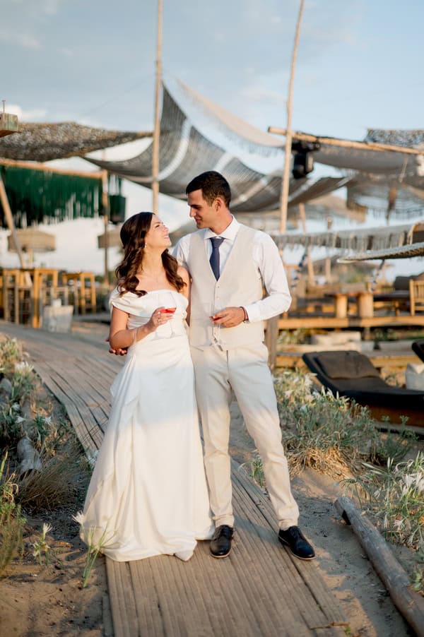 Romantic Beach Summer Wedding Pylos