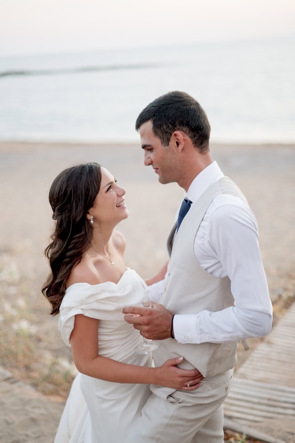 Romantic Beach Summer Wedding Pylos