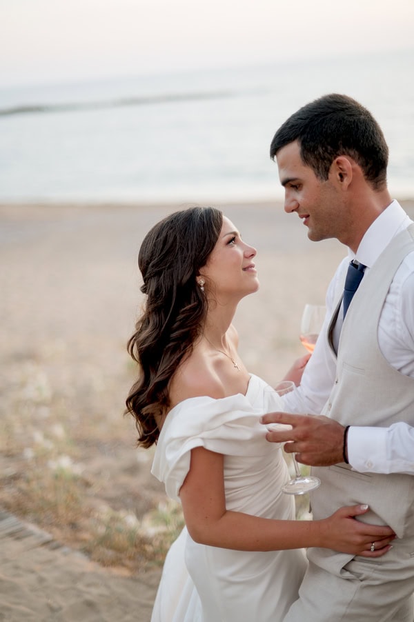 Romantic Beach Summer Wedding Pylos