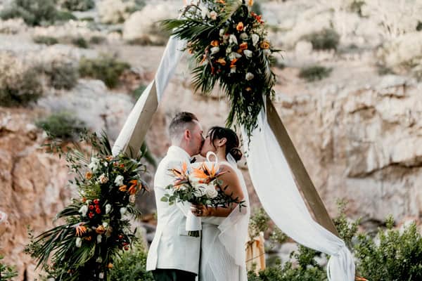 Romantic Destination Wedding Lake Vouliagmeni Tropical Details