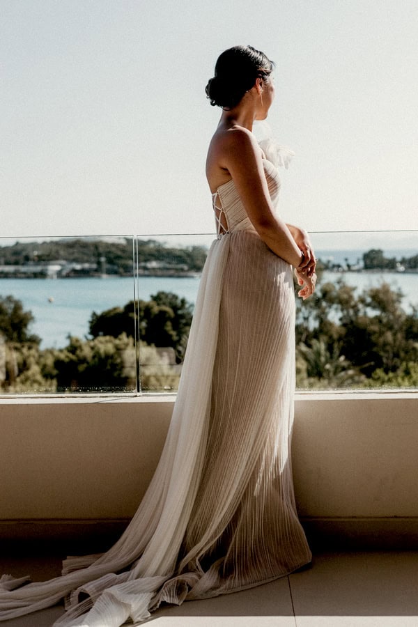 Romantic Destination Wedding Lake Vouliagmeni Tropical Details