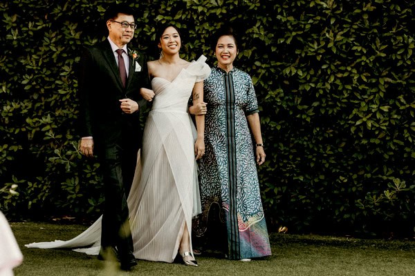 Romantic Destination Wedding Lake Vouliagmeni Tropical Details