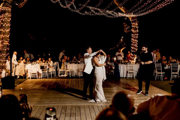 Romantic Destination Wedding Lake Vouliagmeni Tropical Details