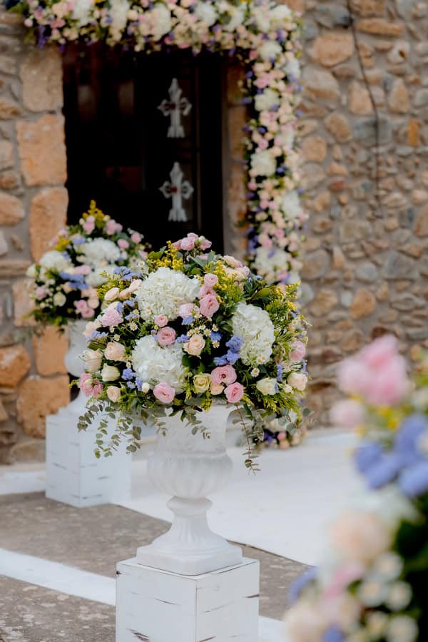 Romantic Spring Wedding Sparta Blush Pink Roses