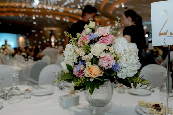 Romantic Spring Wedding Sparta Blush Pink Roses