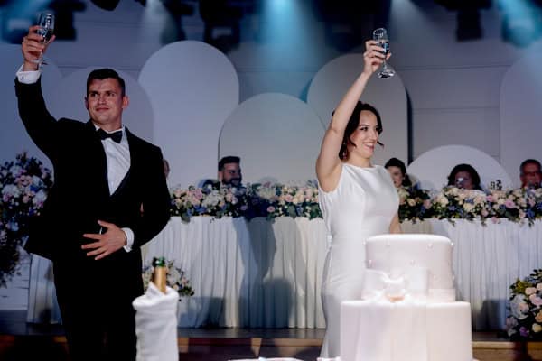 Romantic Spring Wedding Sparta Blush Pink Roses