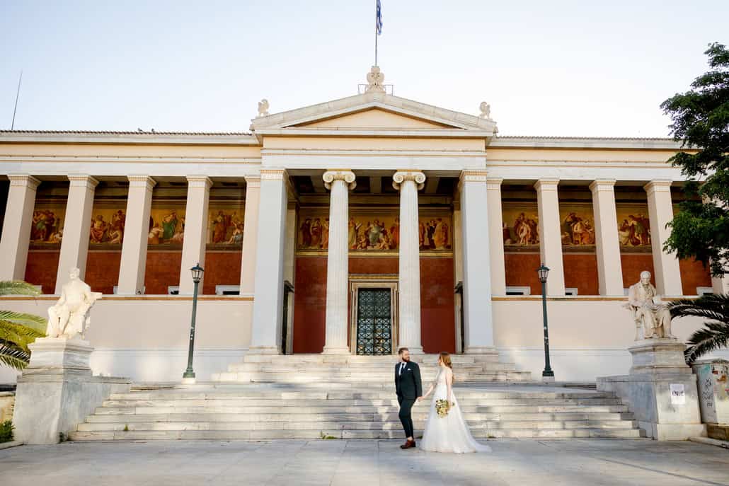 Romantic spring wedding at the Wine Museum in Athens | Vasia & Dimitris