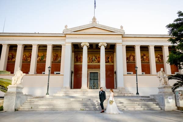 Romantic Spring Wedding Wine Museum Athens