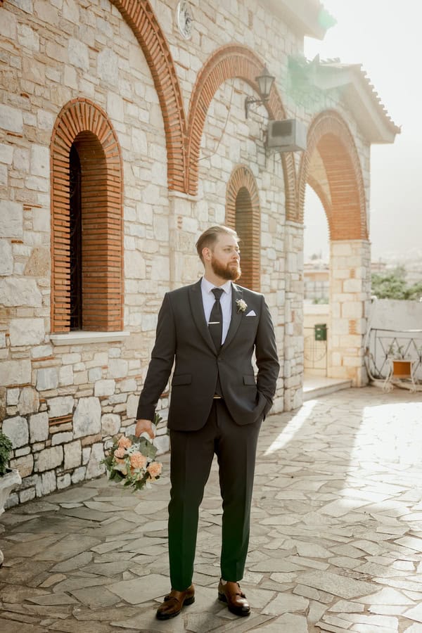 Romantic Spring Wedding Wine Museum Athens