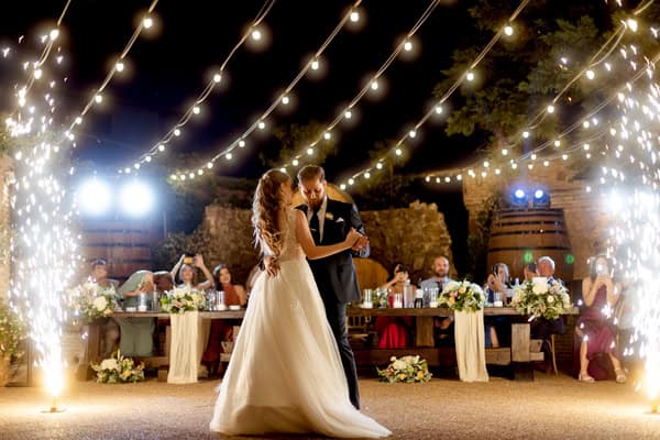 Romantic Spring Wedding Wine Museum Athens