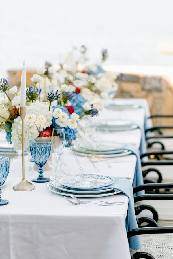 Romantic Summer Wedding Jewel Tone Flowers