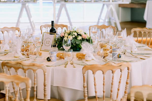Chic Waterfront Wedding Ploes Marina View