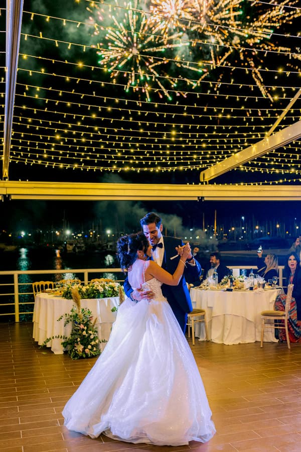 Chic Waterfront Wedding Ploes Marina View