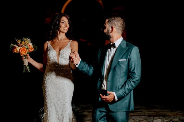 Colorful summer wedding in Athens with romantic blooms and earthy tones | Sofia & Spyros