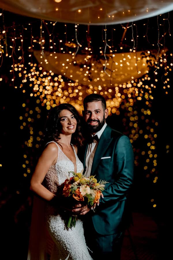 Colorful Summer Wedding Athens Earthy Tones Flowers