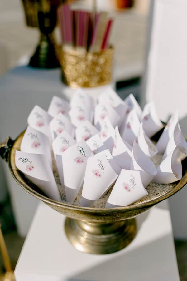 Colorful Summer Wedding Kalamata Pink White Lilac Florals