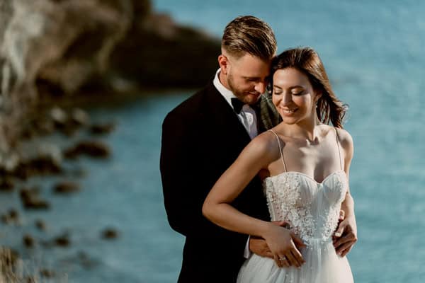 A dreamy wedding with floral touches and a seaside next day session | Sofia & Konstantinos