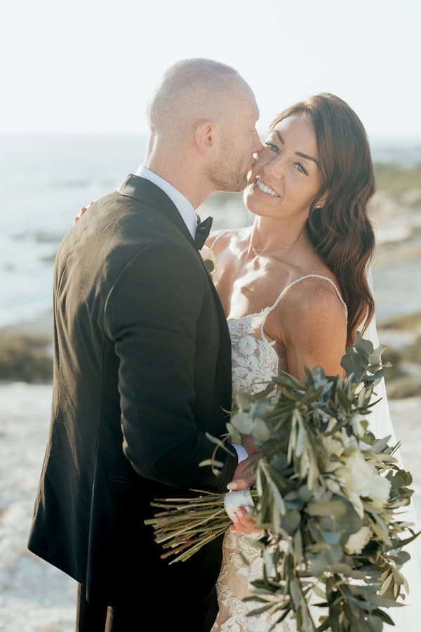 Romantic Black And White Summer Wedding Paphos
