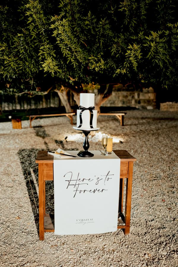 Romantic Black And White Summer Wedding Paphos