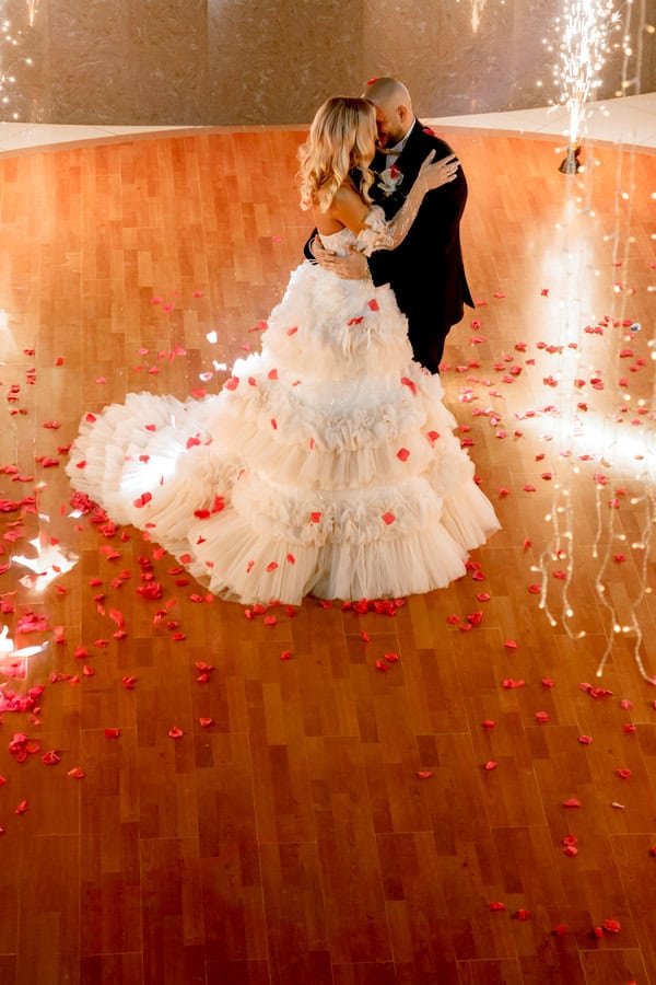 Romantic Rhodes Wedding White Flowers Glowing Details