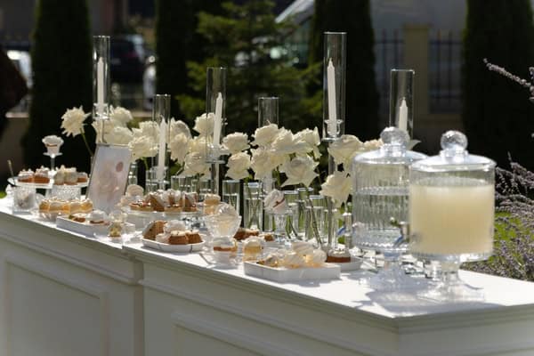 Romantic Summer Wedding White Flowers