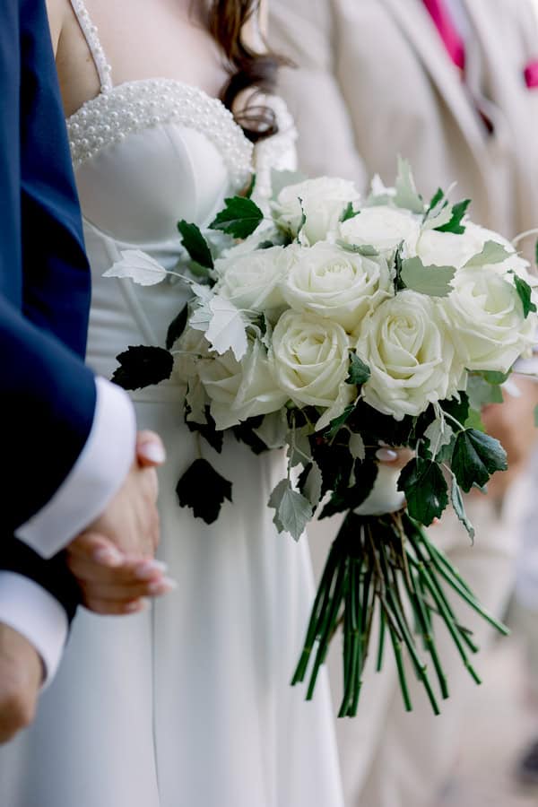 Romantic Summer Wedding White Hues Alsos Nymfon